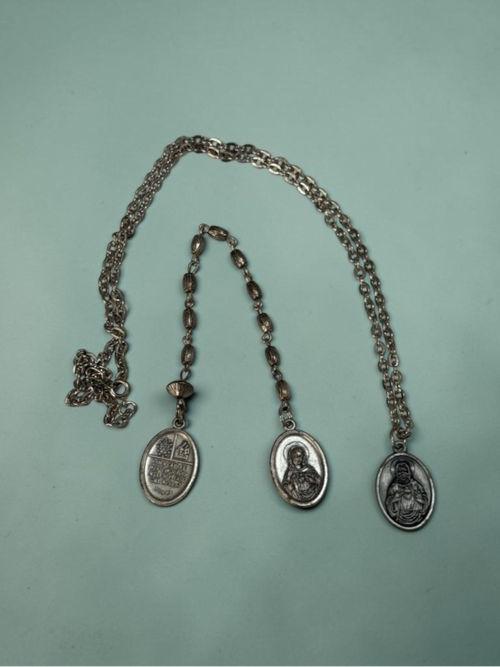 🫶🏻 Catholic Pendant Necklace and Prayer Piece
